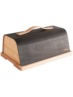 Kisag boite à pain Paris - en Hêtre - planche pour découper le pain