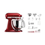 KitchenAid Robot ménager Artisan KSM200 Rouge foncé