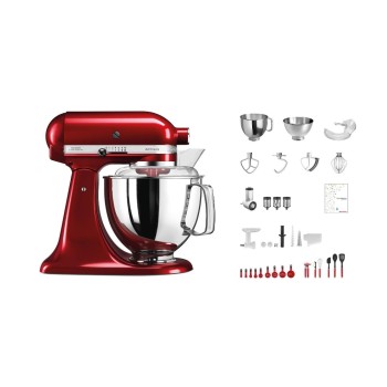 KitchenAid Robot ménager Artisan KSM200 Rouge foncé KitchenAid Robot ménager Artisan KSM200 Rouge foncé