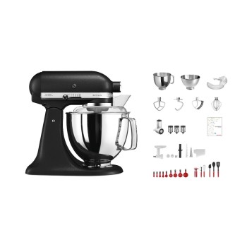 KitchenAid Robot ménager Artisan KSM200 Noir mat