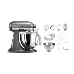 KitchenAid Küchenmaschine Artisan KSM200 ms, Schüssel: 4.8L Inhalt, robust, stabil