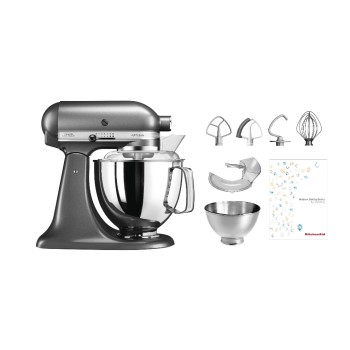 KitchenAid Küchenmaschine Artisan KSM200 ms, Schüssel: 4.8L Inhalt, robust, stabil KitchenAid Küchenmaschine Artisan KSM200 ms, Schüssel: 4.8L Inhalt, robust, stabil