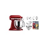 KitchenAid Robot ménager KSM200 Rouge bordeaux