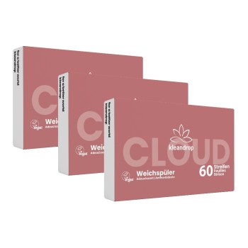 Kleandrop Weichspülerstreifen - Clouds, 180 Stück Kleandrop Weichspülerstreifen - Clouds, 180 Stück
