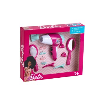 Klein-Toys Barbie Frisierset avec Fön, Alter: 3+