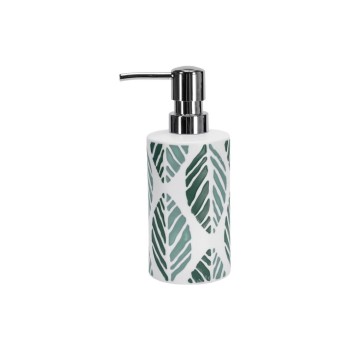 Kleine Wolke Distributeur de savon Leaf 300 ml, Vert/Blanc Kleine Wolke Distributeur de savon Leaf 300 ml, Vert/Blanc