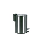 Kleine Wolke Treteimer Silence Chrom, Metall, 3 Liter, Soft Close