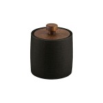 Kleine Wolke Wattedose Harper, Polyresin, Bambus