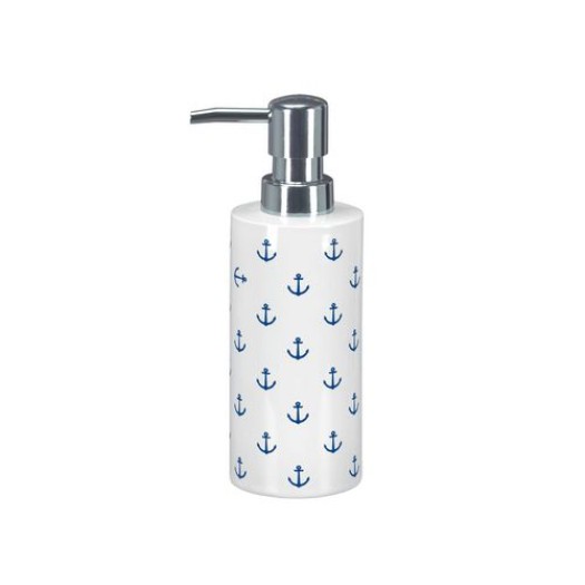 Kleine Wolke Distributeur de savon Ancrage 500 ml, Bleu foncé/Blanc