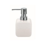 Kleine Wolke Seifenspender Cubic, white, Grösse 7.3x12.7cm, Steinzeug