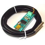 USB-1-Draht-Temperatursensor, Micro-USB, mit virtuellem VCOM-Anschluss