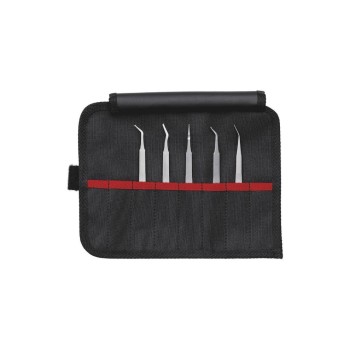 SMD-Präzisionspinzetten-Set 5-tlg 135 mm SMD-Präzisionspinzetten-Set 5-tlg 135 mm