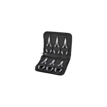 Knipex Elektronikzangen-Set 6-teilig 220 mm, 3x Greifz./ 3x Vornschneid. Knipex Elektronikzangen-Set 6-teilig 220 mm, 3x Greifz./ 3x Vornschneid.