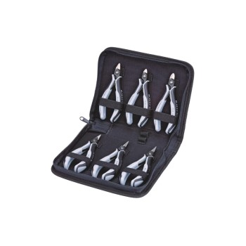 KNIPEX Präzisions-Elektronikzangen-Set ESD, 6-teil m. WZ f. Arb. an Elektr. Bauteilen KNIPEX Präzisions-Elektronikzangen-Set ESD, 6-teil m. WZ f. Arb. an Elektr. Bauteilen