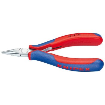 Knipex Elektronik-Greifzange 115 mm, flach-runde Backen Knipex Elektronik-Greifzange 115 mm, flach-runde Backen