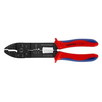 Knipex Crimpzange schwarz 240 mm, für isolierte Kabelschuhe/Steckverbinder Knipex Crimpzange schwarz 240 mm, für isolierte Kabelschuhe/Steckverbinder