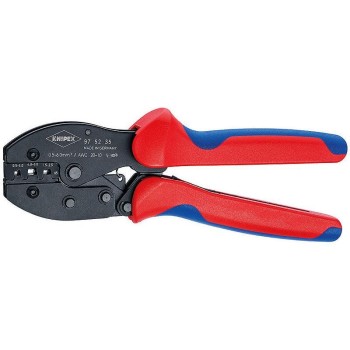 Knipex PreciForce Crimpzange 220 mm, brüniert mit Mehrkomponenten-Hüllen Knipex PreciForce Crimpzange 220 mm, brüniert mit Mehrkomponenten-Hüllen