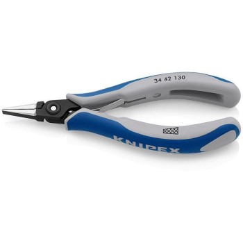Knipex Präz.-Elektr.-Greifzange 130 mm, Glatte Griffe, Kanten verrundet Knipex Präz.-Elektr.-Greifzange 130 mm, Glatte Griffe, Kanten verrundet