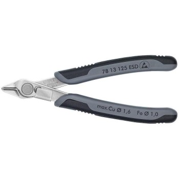 Knipex Electronic Super Knips ESD 125 mm, mit Drahtklemme Knipex Electronic Super Knips ESD 125 mm, mit Drahtklemme