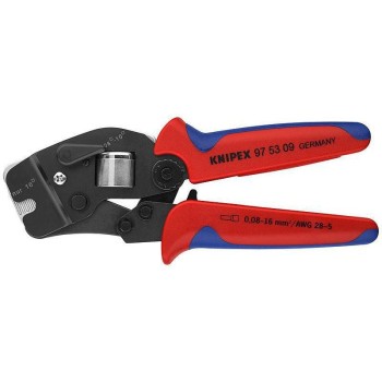 Knipex Selbsteinstellende Crimpzange 190 mm, für Aderendhülsen brüniert Knipex Selbsteinstellende Crimpzange 190 mm, für Aderendhülsen brüniert