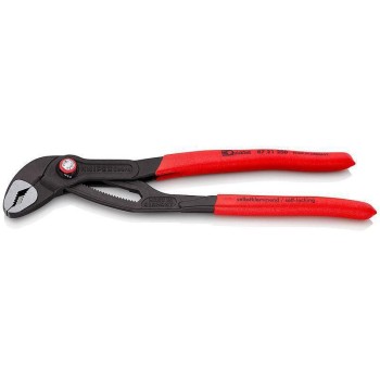 Knipex Hightech-Wasserpumpenzange Cobra, QuickSet grau atramentiert 250 mm Knipex Hightech-Wasserpumpenzange Cobra, QuickSet grau atramentiert 250 mm