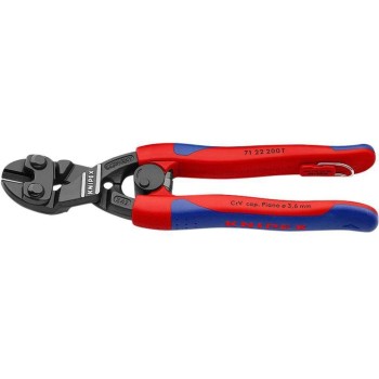 Knipex Kompakt-Bolzenschneider CoBolt 200mm, Backen gewinkelt m. Öse Knipex Kompakt-Bolzenschneider CoBolt 200mm, Backen gewinkelt m. Öse