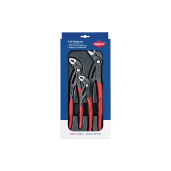 Knipex Cobra-Zangen Paket 3-teilig, Hightech-Wasserpumpenzange 180/250/300mm Knipex Cobra-Zangen Paket 3-teilig, Hightech-Wasserpumpenzange 180/250/300mm