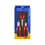 Knipex Jeu de pinces VDE Électrique, 3 pièces