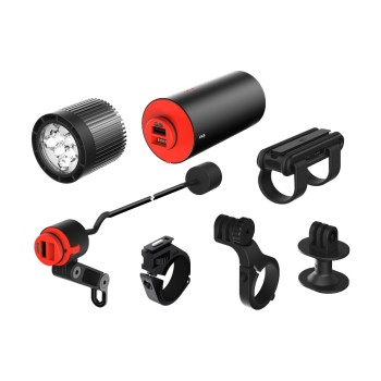 knog. Lampe de vélo PWR Mountain 2000 Noir knog. Lampe de vélo PWR Mountain 2000 Noir