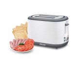 Koenig Toaster Stripes, weiss, 930 Watt