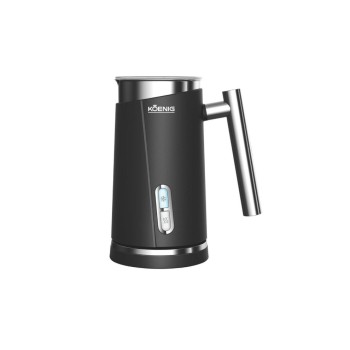Koenig Milchaufschäumer Black, Edelstahl-Schaumschläger, 150ml Milch Koenig Milchaufschäumer Black, Edelstahl-Schaumschläger, 150ml Milch