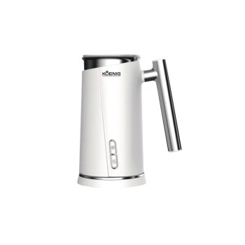 Koenig Milchaufschäumer White, Edelstahl-Schaumschläger, 150ml Milch Koenig Milchaufschäumer White, Edelstahl-Schaumschläger, 150ml Milch