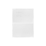 Kolma Pochette double pour cartes de crédit avec bloqueur RFID Blanc
