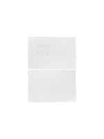 Kolma Pochette double pour cartes de crédit avec bloqueur RFID Blanc