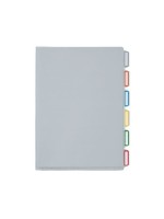Kolma Sichtmappen mit Unterteilungen A4, KolmaFlex 6 Tabs, farblos