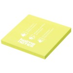 Kolma Fiche de bloc-notes NOTES 76 x 76 mm Jaune, 100 feuilles