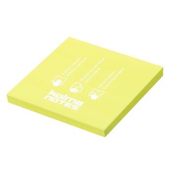 Kolma NOTES 76 x 76 mm, 100 Blatt, yellow Kolma NOTES 76 x 76 mm, 100 Blatt, yellow