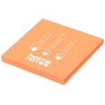 Kolma Fiche de bloc-notes NOTES 76 x 76 mm Orange, 100 feuilles