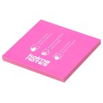 Kolma Fiche de bloc-notes NOTES 76 x 76 mm Rose, 100 feuilles