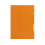 Kolma Pochette transparente Visa Dossier A4 SuperStrong Orange, 10 pièces