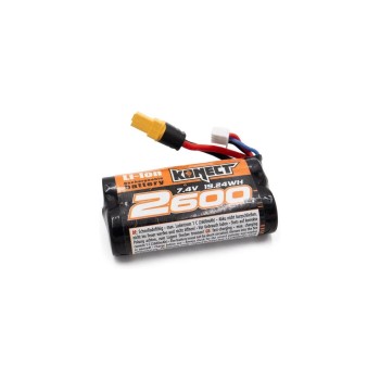 Konect Batterie RC Li-ion XT60 7.4 V 2600 mAh
