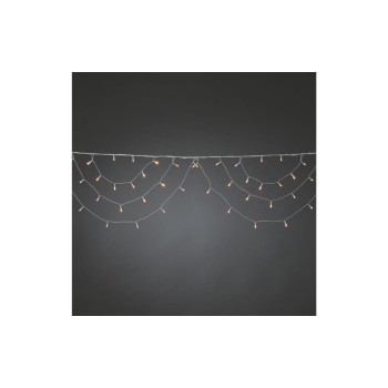 Konstsmide LED Vorhang Bogen, 184 LED, white, 10.27m, cable: 10m, H: 35cm Konstsmide LED Vorhang Bogen, 184 LED, white, 10.27m, cable: 10m, H: 35cm