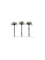 Konstsmide LED Baum Pusteblume 3er Set, Out, door, H:0.5m, 24V, black , cable: 10m