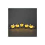 Konstsmide Figurine LED Acrylique Oiseaux, Lot de 5