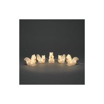 Konstsmide Figurine LED Un écureuil, 5 x 8 LED Konstsmide Figurine LED Un écureuil, 5 x 8 LED