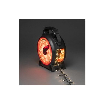 Konstsmide Guirlande à LED Ligthes compacts avec enrouleur de câble 400 lampes Konstsmide Guirlande à LED Ligthes compacts avec enrouleur de câble 400 lampes