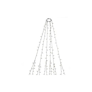 Konstsmide Manteau d'arbre LED avec anneau 6 brins, 270 lampes Konstsmide Manteau d'arbre LED avec anneau 6 brins, 270 lampes