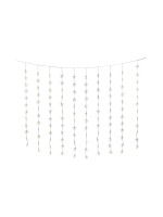 Konstsmide LED Lichtervorhang 120 Sterne, 120 warm weisse Dioden