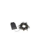 Konstsmide LED 120er Lichterkette Outdoor, warmweiss gefr., exkl. Batterie 4x D 1,5V