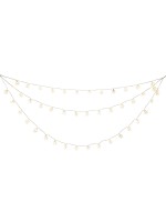 Konstsmide LED Sternenvorhang Outdoor 125cm, 44 warmweisse LED, 4,5V Aussentrafo IP55